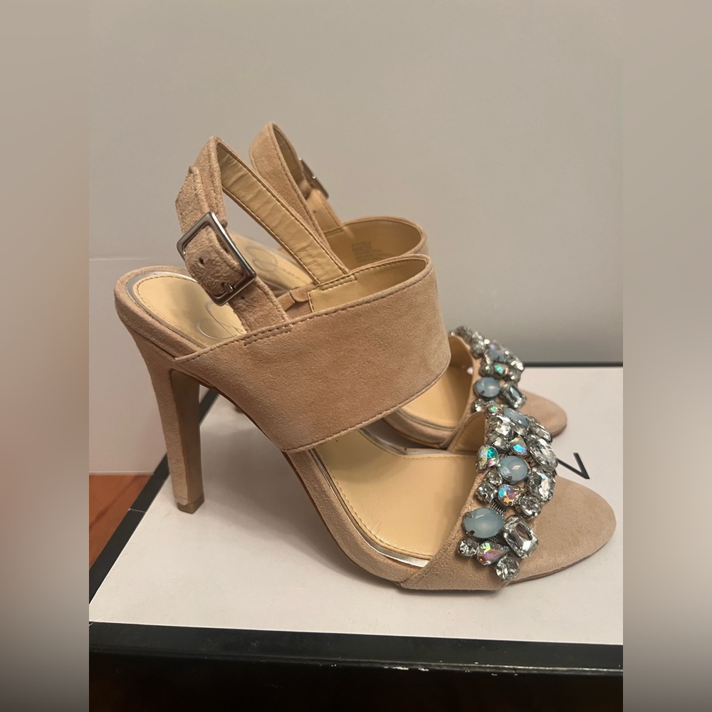 Jessica Simpson Tan Heels